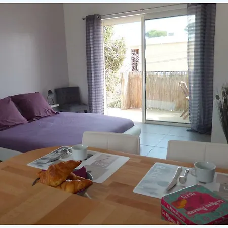Plage A 400 M Studio Tout Confort Terrasse Clim Parking Hyeres Exterior photo